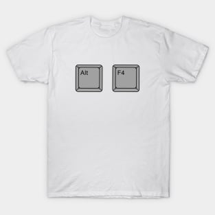 ALT F4 White T-Shirt